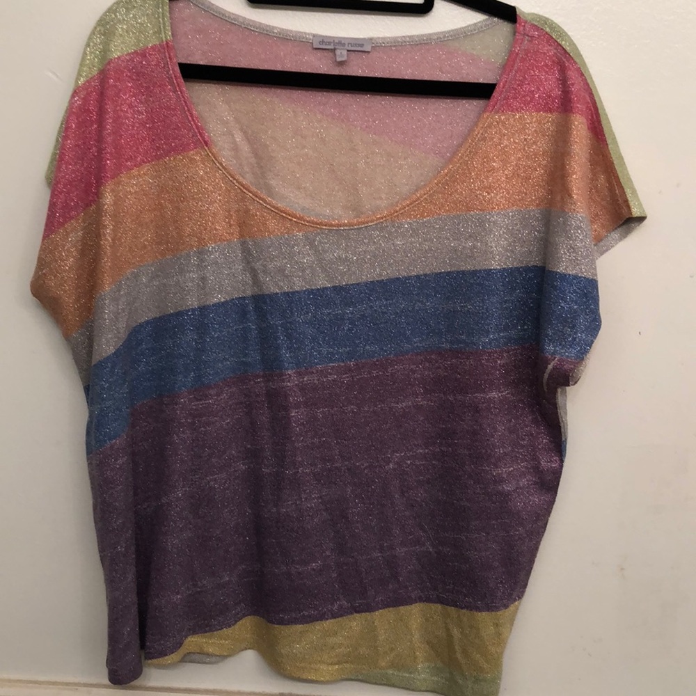 Charlotte Russe glittery top